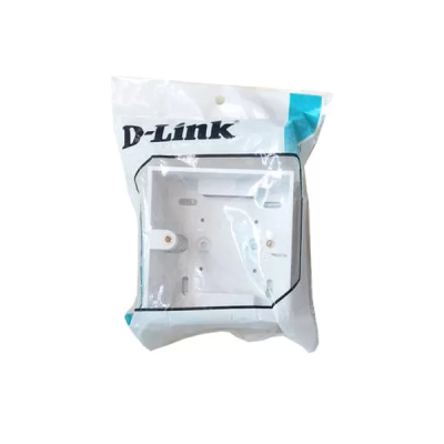 D-Link Back Box Gang Box for Single & Dual Faceplate | Surface Mount Socket Box | Electrical Back Box for RJ45 Keystone Jack | ( Pack of 5 )